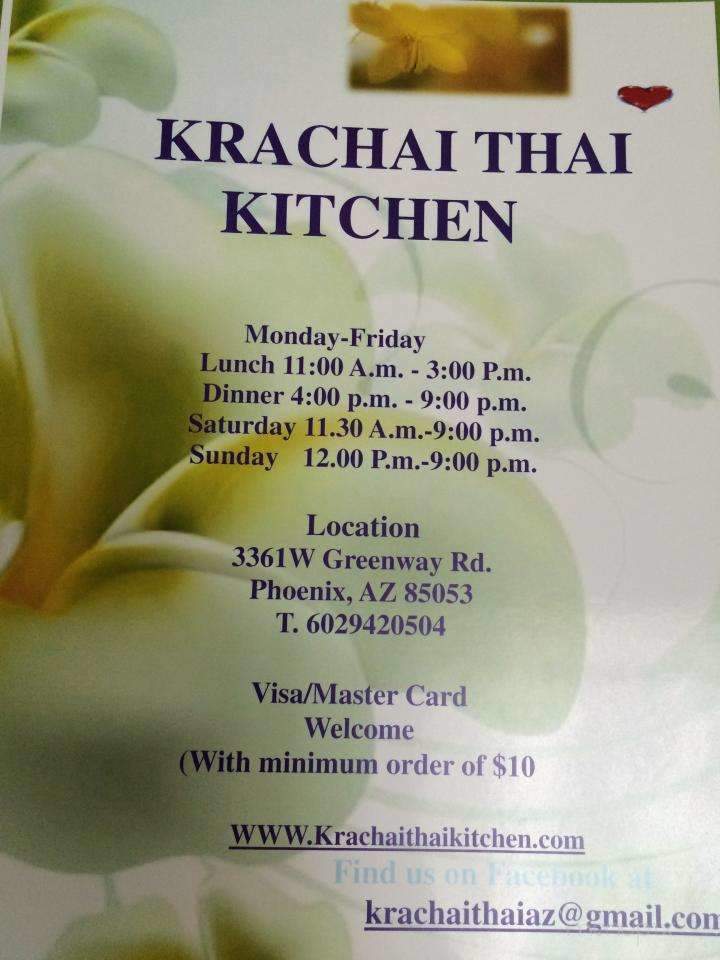 Krachai Thai Kitchen - Phoenix, AZ