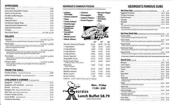 Georgio's II Famous Pizza - Sumter, SC