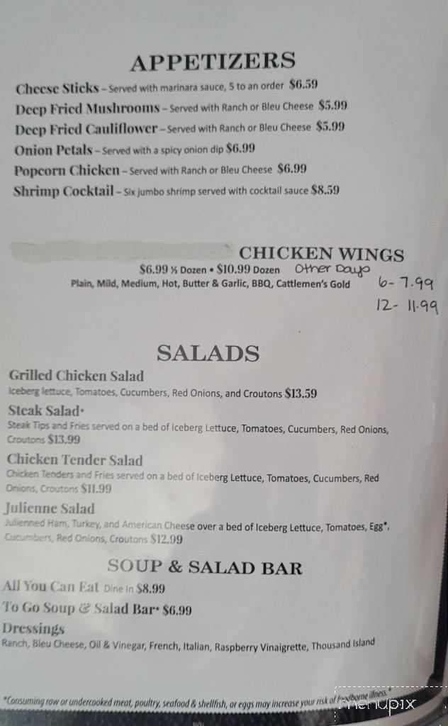 Courtyard Family Restaurant - Smethport, PA menu_pic