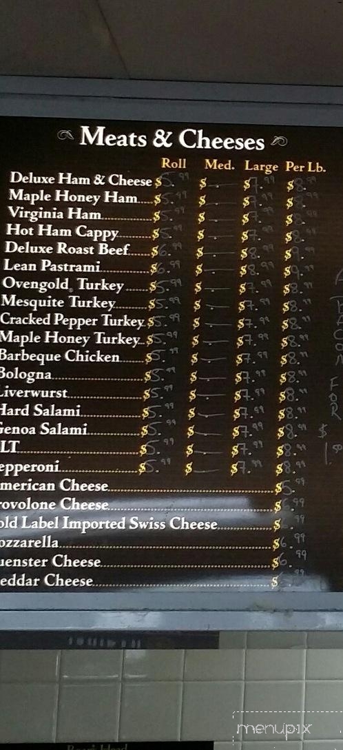 Krauszer's - West Haven, CT menu_pic