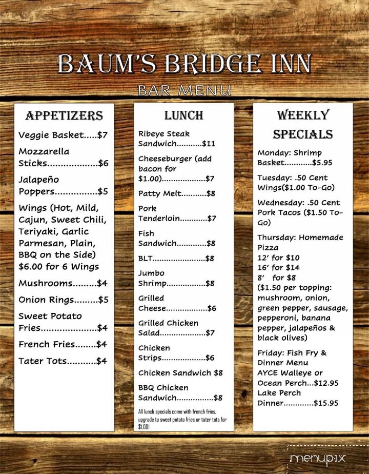 Baums Bridge Inn - Kouts, IN