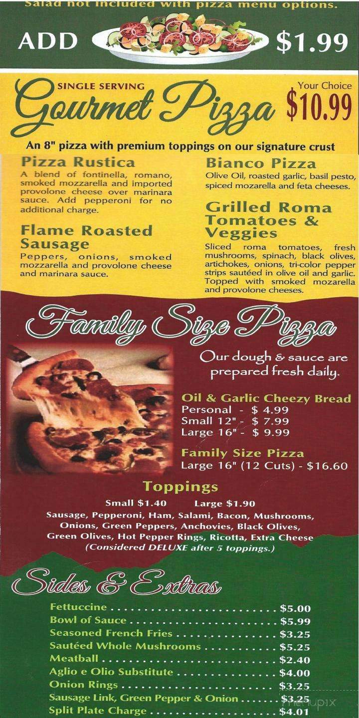 Undo's Sport's Bar - Elm Grove - Wheeling, WV menu_pic