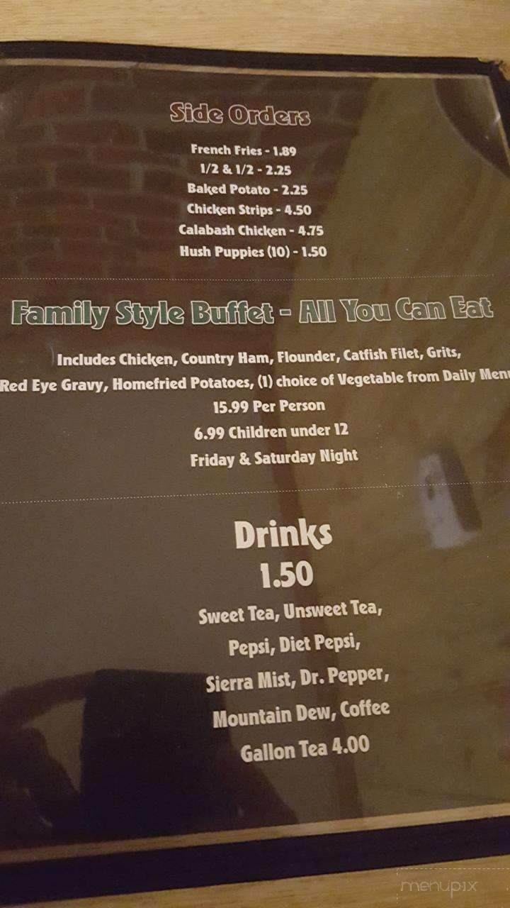 South House Restaurant - Greer, SC menu_pic