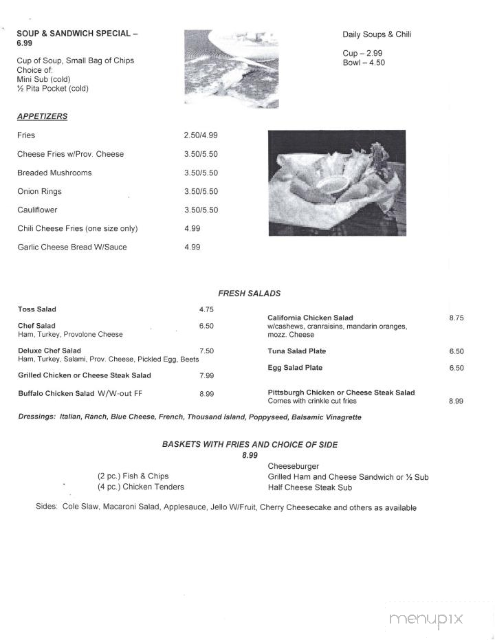 Casale's Sub Shop - Williamsport, PA menu_pic