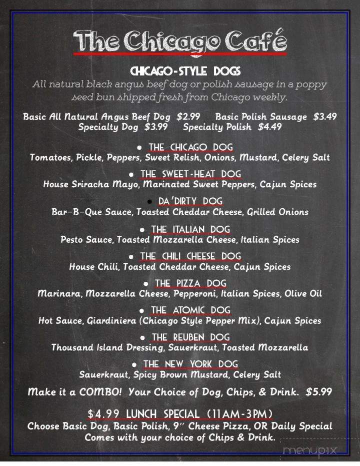 The Chicago Cafe - Florence, AL menu_pic