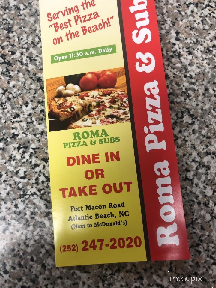 Roma Pizza & Subs - Atlantic Beach, NC
