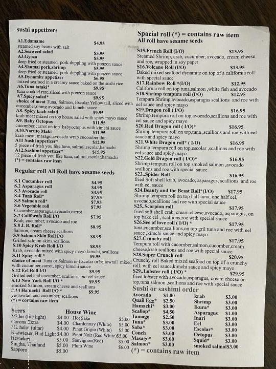 Singtong Thai Food & Sushi Bar - Palm Bay, FL menu_pic