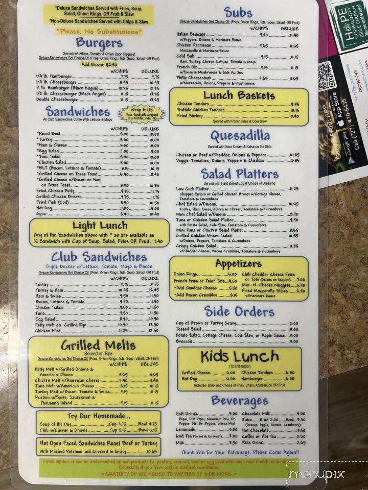 Breakfast Club - Spring Hill, FL menu_pic