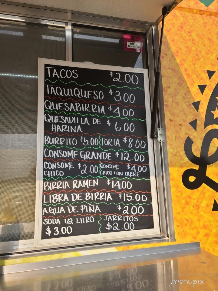 La Unica Birria de Res - Denver, CO menu_pic