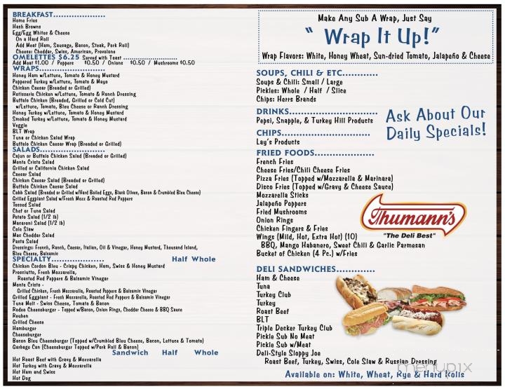 Diesel's Subs & Wraps - Bayville, NJ menu_pic