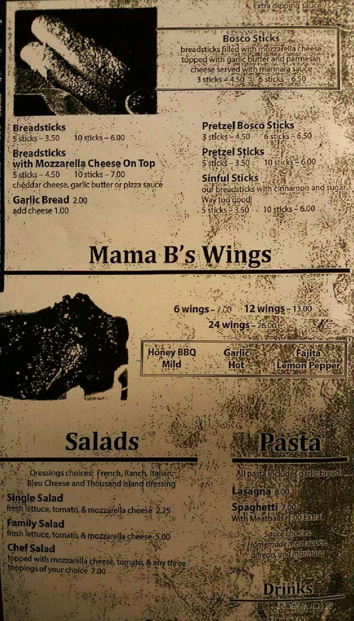 Mama B's Pizzeria - Bement, IL menu_pic