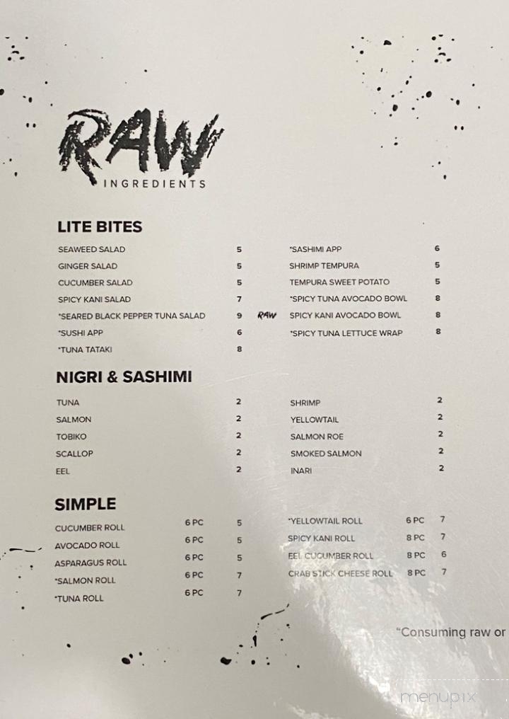 Raw Ingredients - Tybee Island, GA