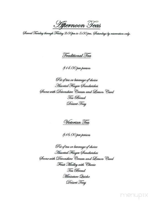 Top Hat Special-Teas - Florence, SC menu_pic
