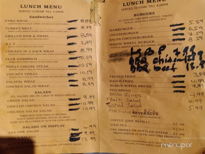 Wagon Wheel - Bessemer, AL menu_pic