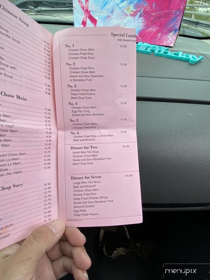 Polly's Cafe - Terrace, BC menu_pic