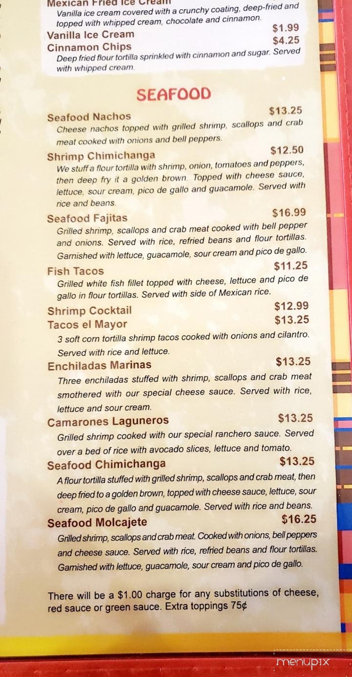 Las Brasas - Berlin, WI menu_pic