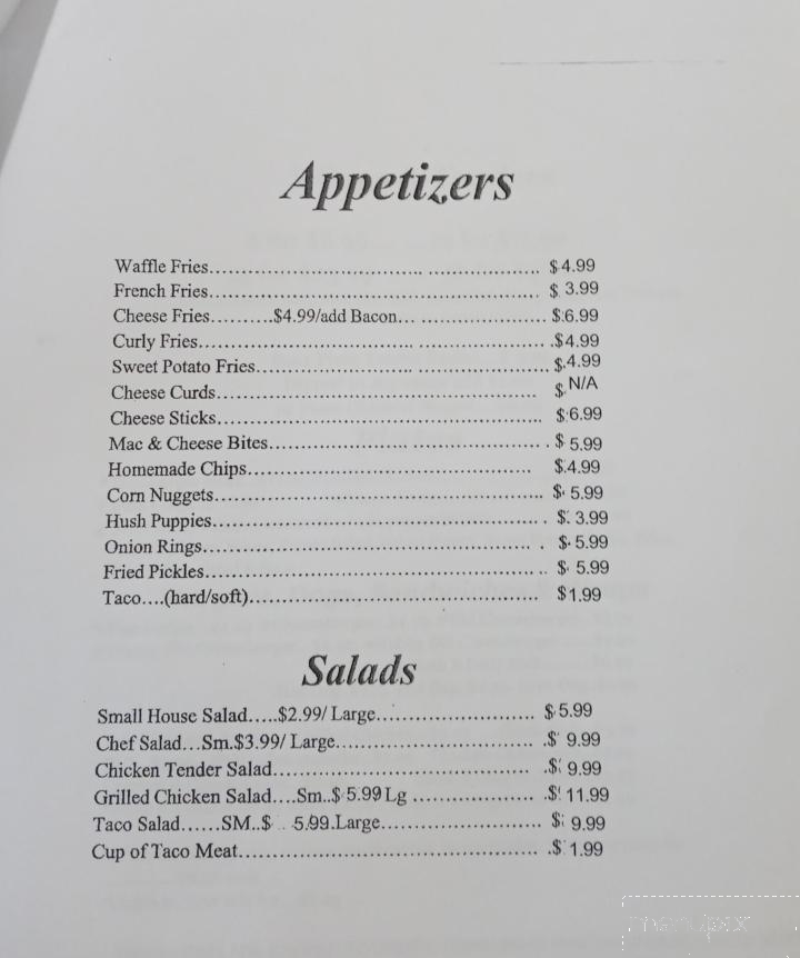 573 Bar N Grill - Stoneville, NC menu_pic