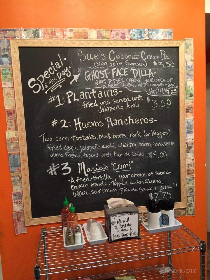 Maria's Taqueria - Shepherdstown, WV menu_pic