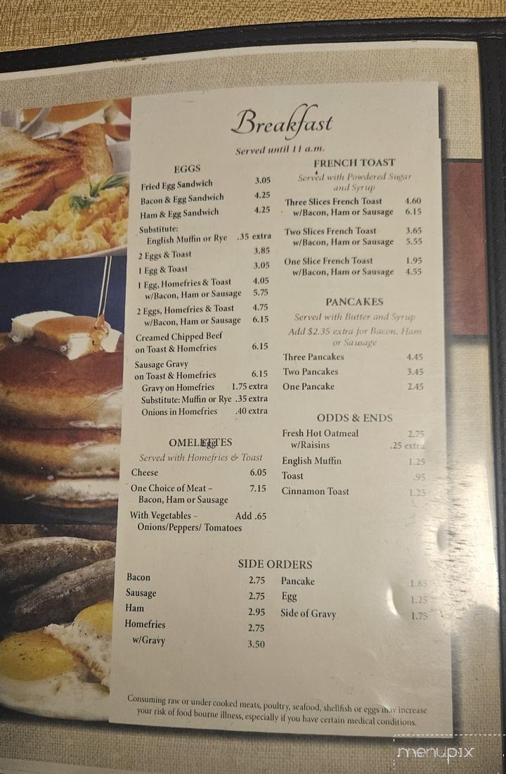 K's Place - McConnellsburg, PA menu_pic