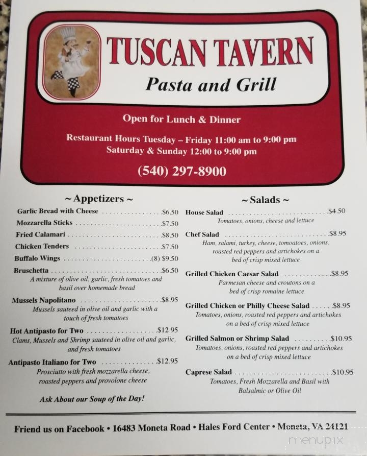 Tuscan Tavern - Moneta, VA