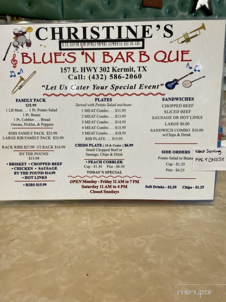 Christine's Blues & Barbeque - Kermit, TX
