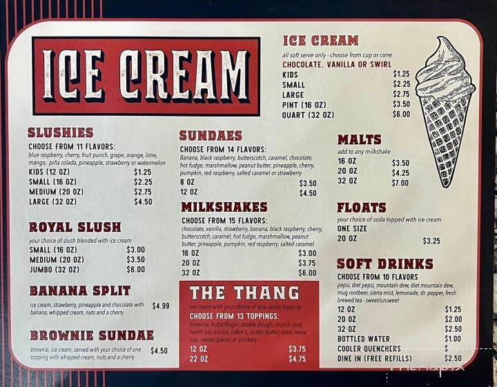 Neaders Diner - Marietta, OH menu_pic