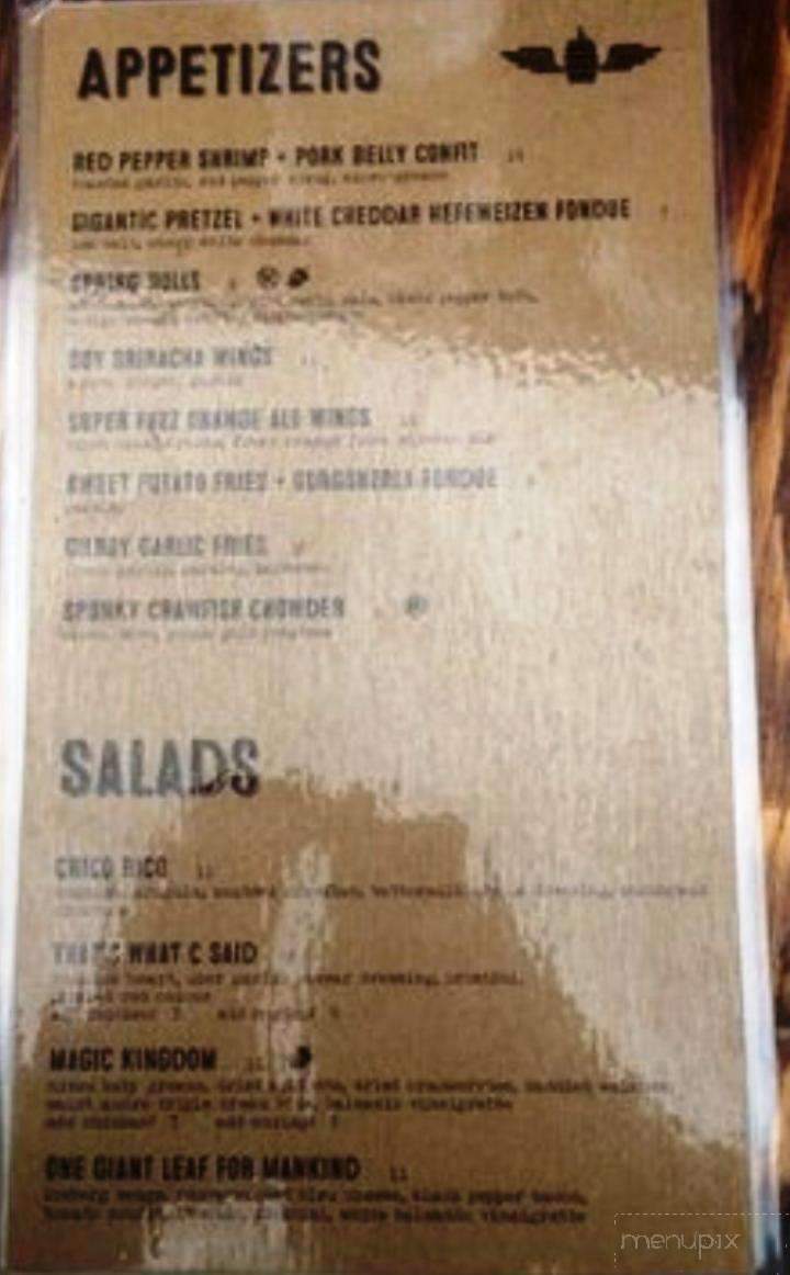 Crafted Taphouse - Coeur D'Alene, ID menu_pic