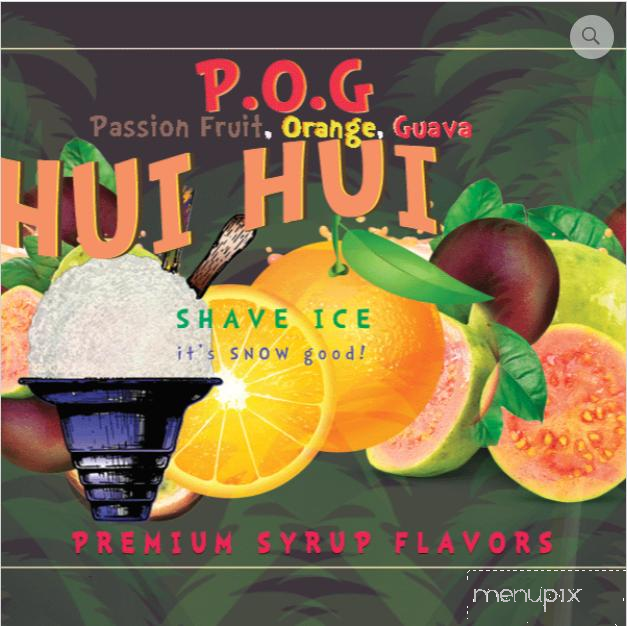 Hu'i Hu'i Shave Ice - Thousand Oaks, CA menu_pic