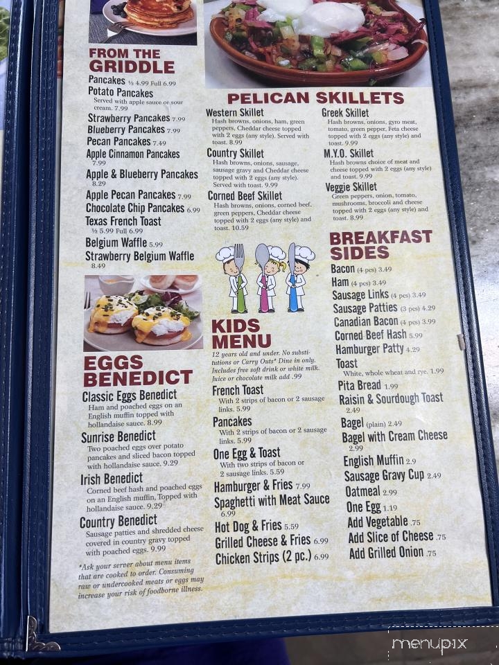 Pelican Cafe - Marysville, MI menu_pic