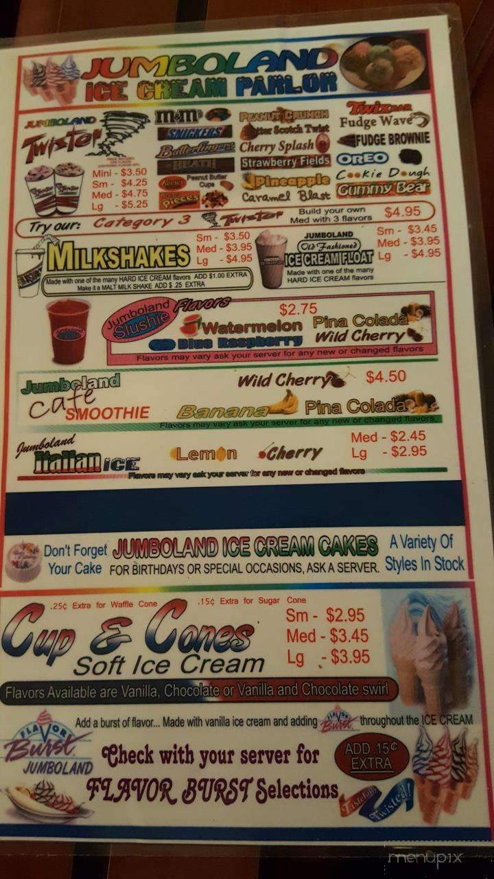 Jumboland - Branchville, NJ menu_pic