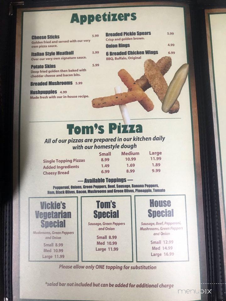 Tom's Pizza & Steakhouse - Paris, TN
