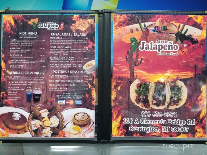 Little Jalapeno - Barrington, NJ menu_pic