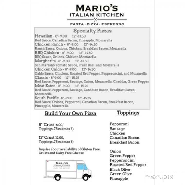 Mario's Italian Kitchen - Watertown, MN