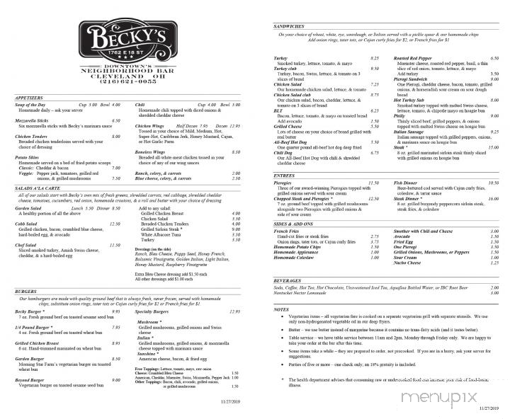 Becky's - Cleveland, OH