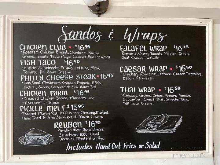 The Cookery - South Frontenac, ON menu_pic