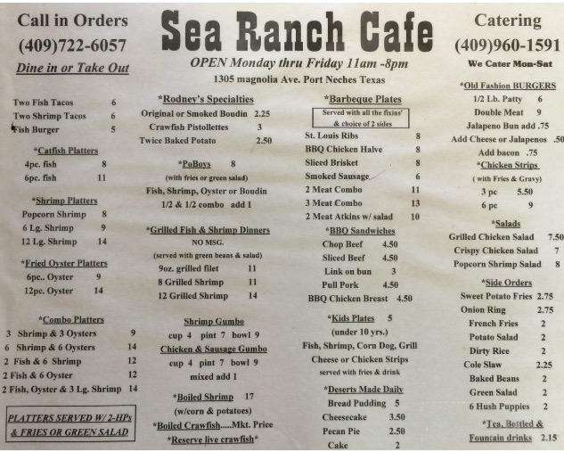 Sea Ranch Cafe - Port Neches, TX