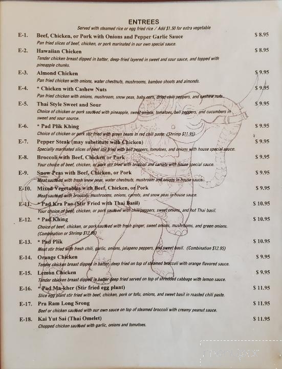 Thai Garden - Oklahoma City, OK menu_pic