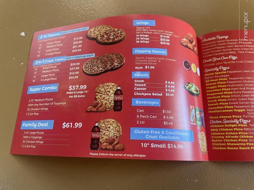 Cosmic Pizza - Stony Plain, AB menu_pic