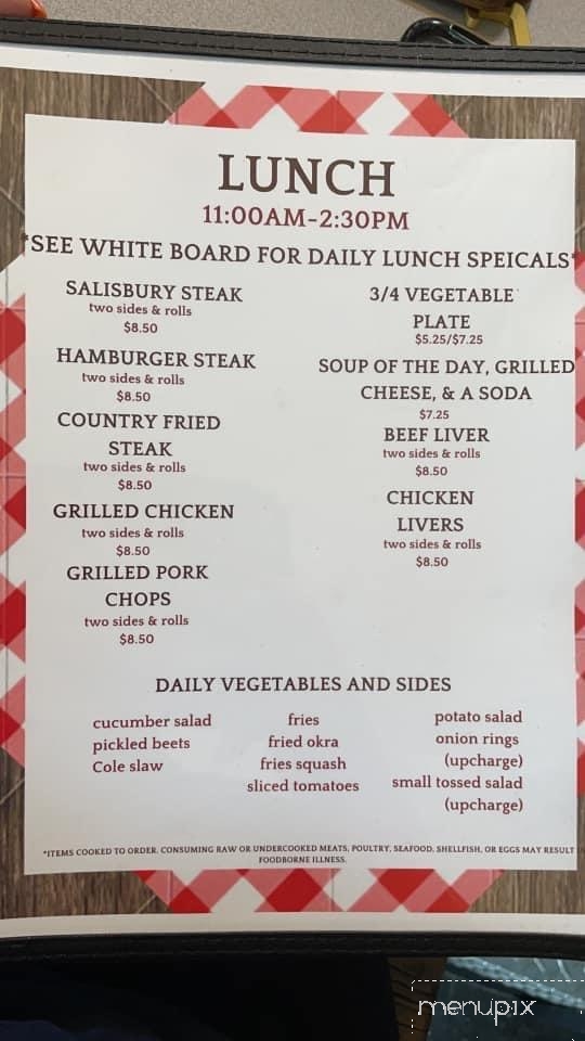 Watkins Grill - Raleigh, NC menu_pic