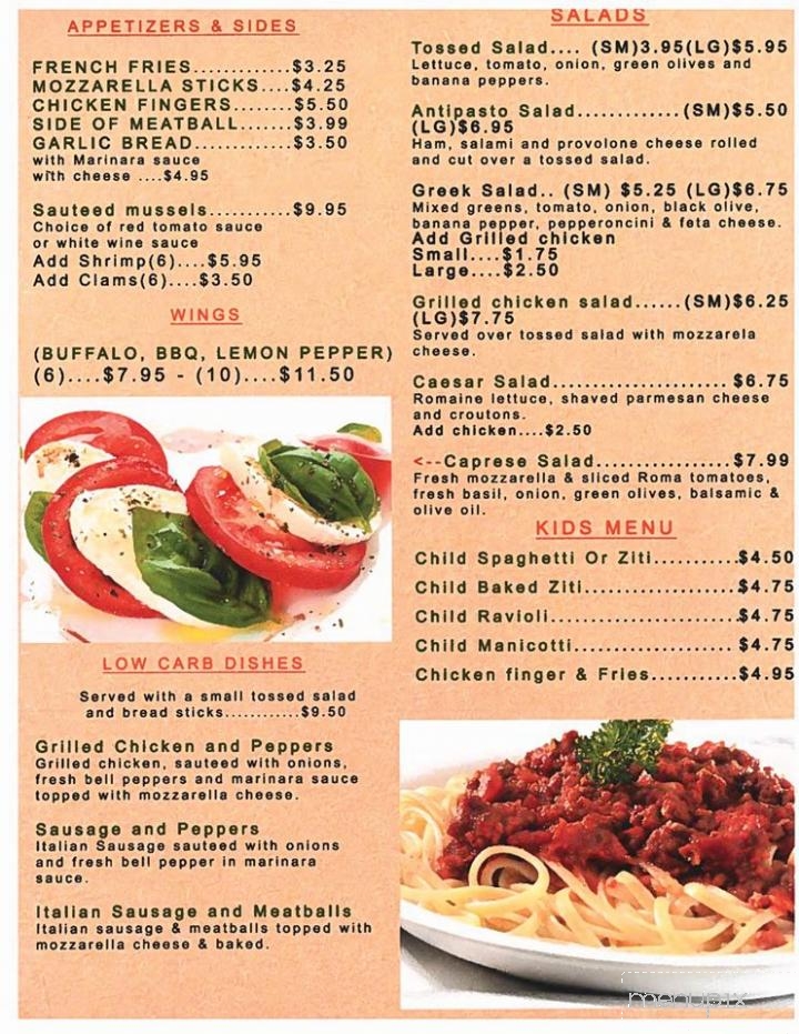 Elvino's - Greenville, SC menu_pic