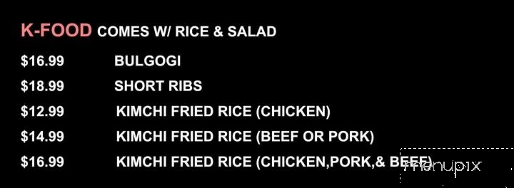 Ginza Teriyaki - University Place, WA menu_pic