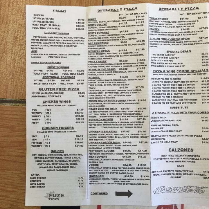 John and Lonnie's Pizza and More - Sanborn, NY menu_pic