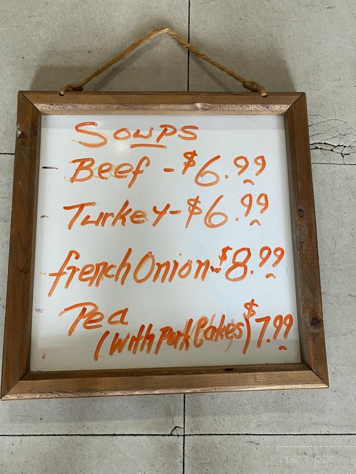 Sharon's Nook - Grand Bank, NL menu_pic