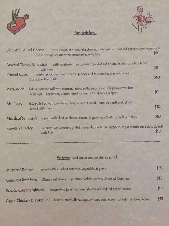 Potter's Field - West Seneca, NY menu_pic
