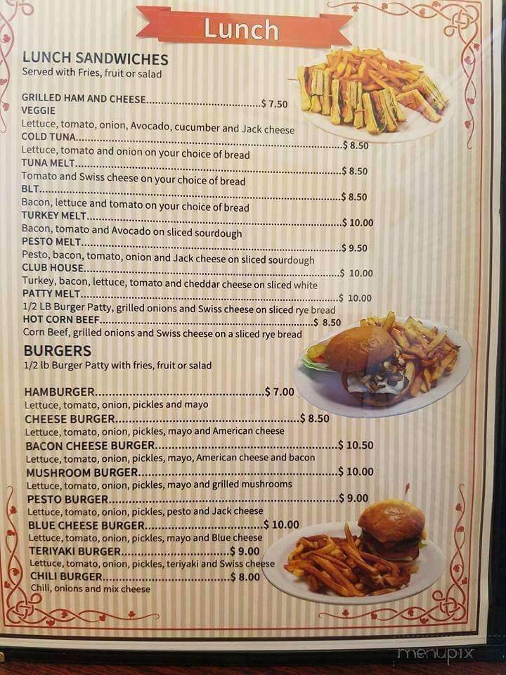 North Bay Cafe - Petaluma, CA menu_pic