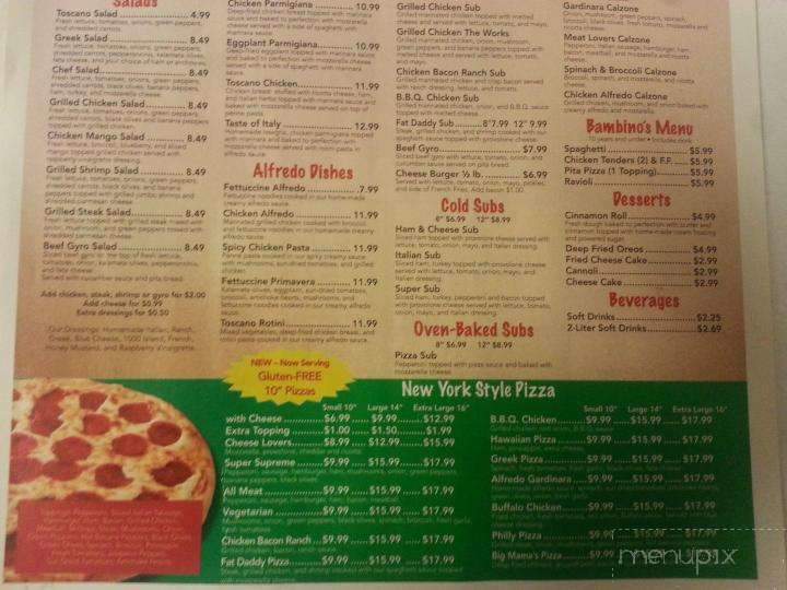 Toscano's Pizza and Grill - Athens, TN