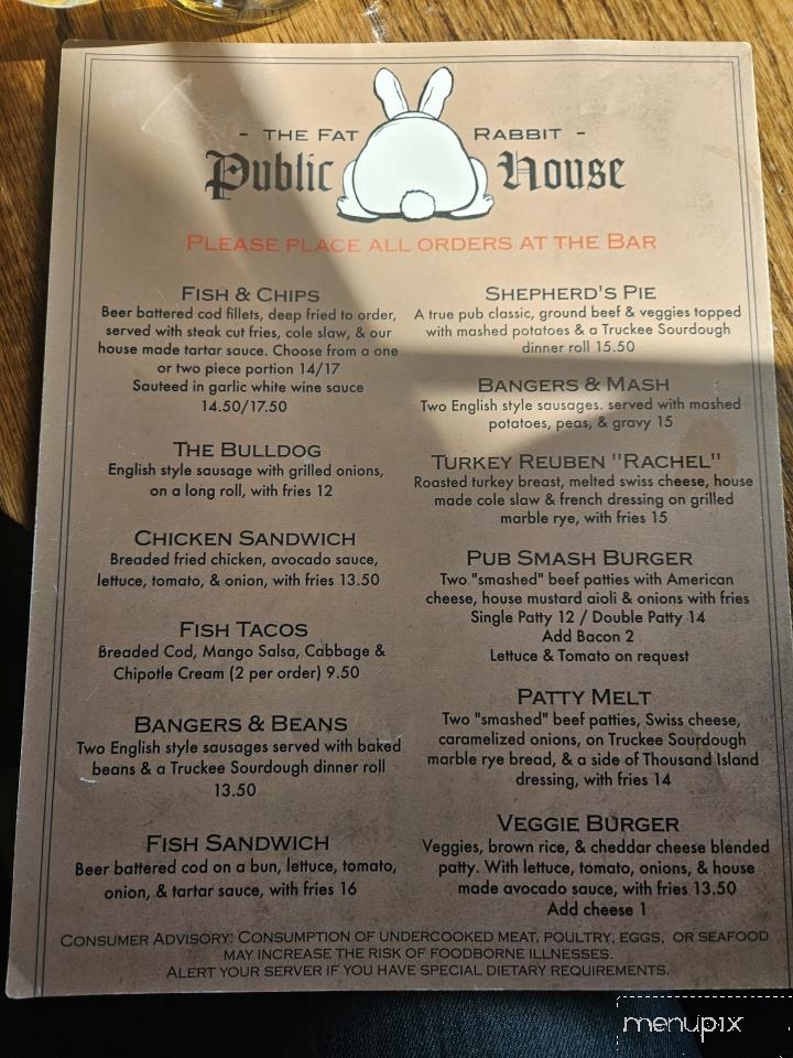 Fat Rabbit Public House - Folsom, CA