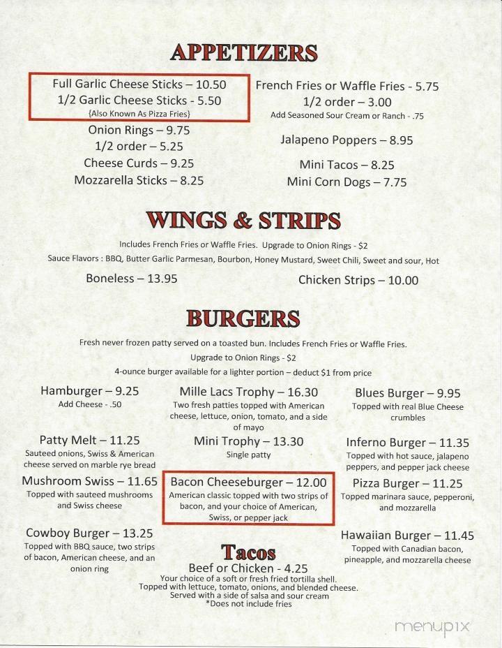 Isle Bowl & Pizza - Isle, MN menu_pic