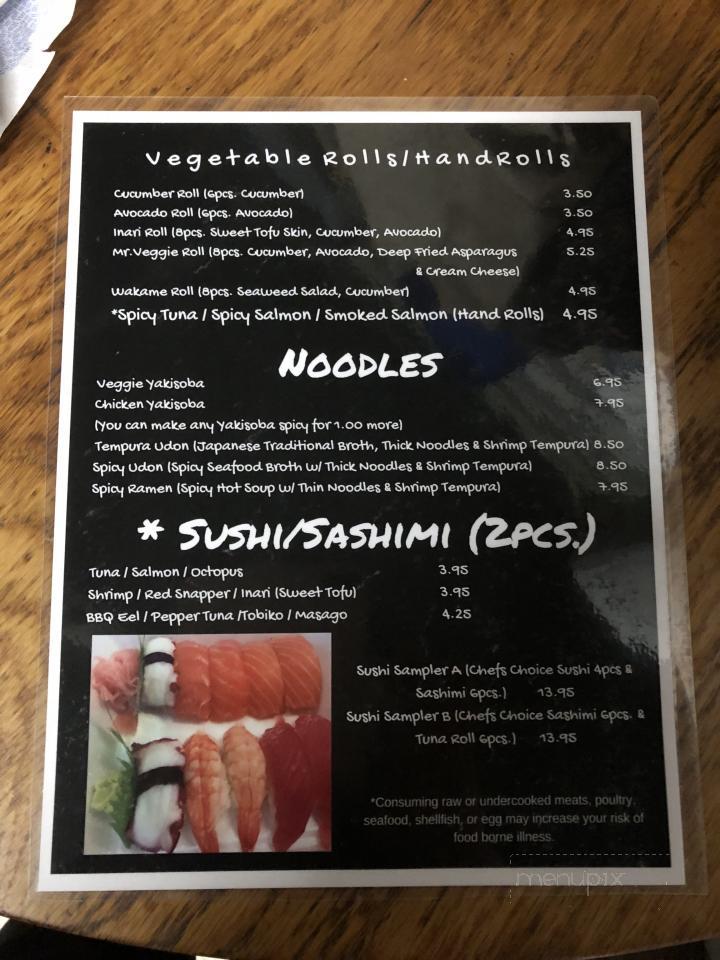 F G Sushi - Forest Grove, OR menu_pic