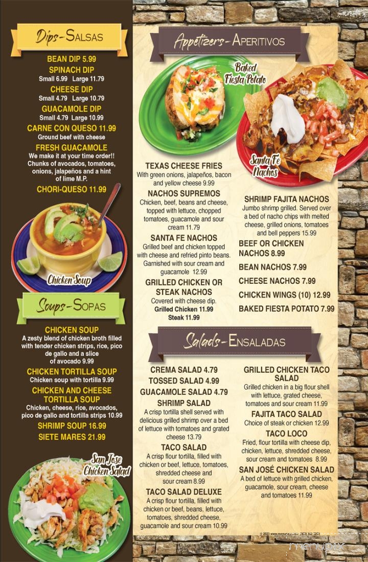 Fiesta Mexicana - Youngsville, NC menu_pic